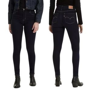 Levi’s 720 High-Rise Super Skinny Jeans Indigo Atlas Size 31